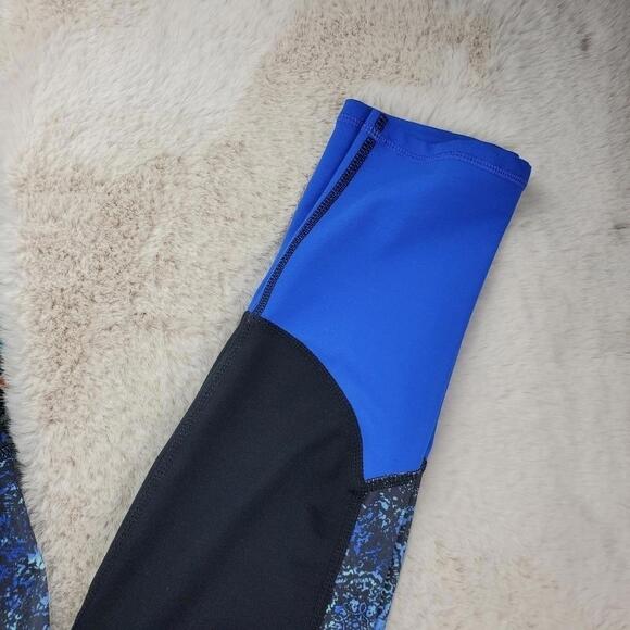 Gaiam Blue Black Legging Small - Picture 3 of 6
